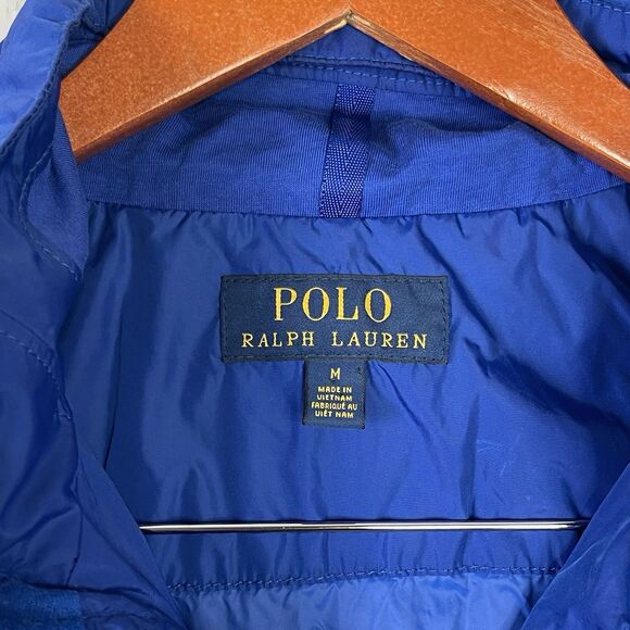 Polo Ralph Lauren Retford Packable Hooded Windbreaker Royal Blue Men’s Medium - Picture 5 of 15